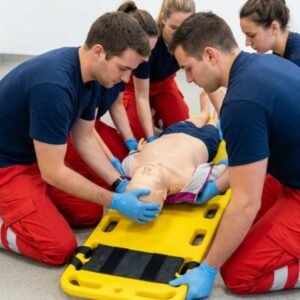 Tablero Espinal Pediátrico con Inmovilizador de Cabeza